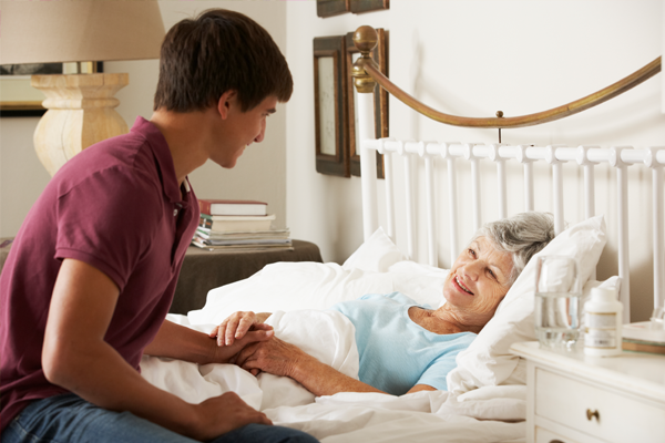 nurse with patient